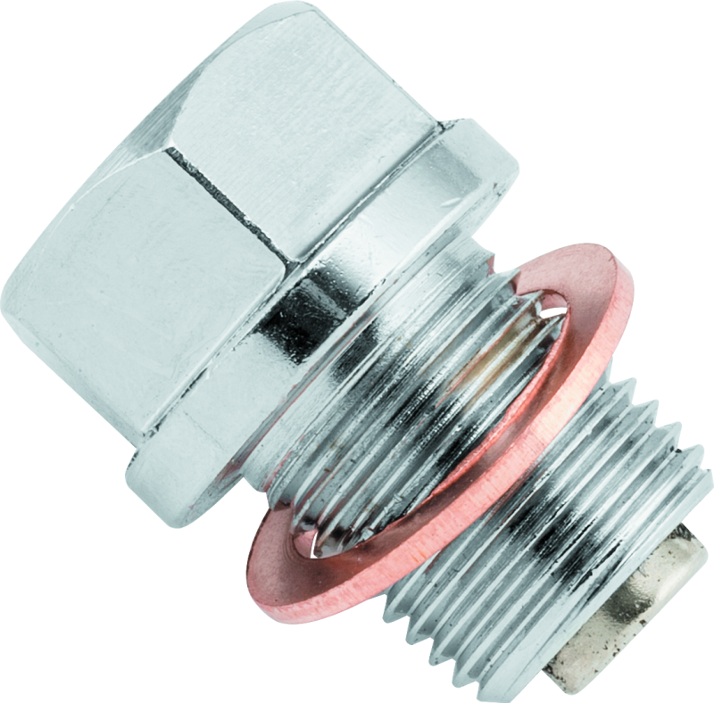 BikeMaster Magnetic Oil Drain Plug 14mm - Stainless - Racecraft Industries