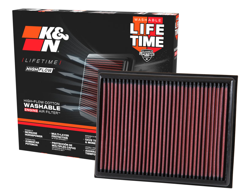 K&N 15-17 Nissan NP300 L4-2.3L DSL Drop In Air Filter - Racecraft Industries