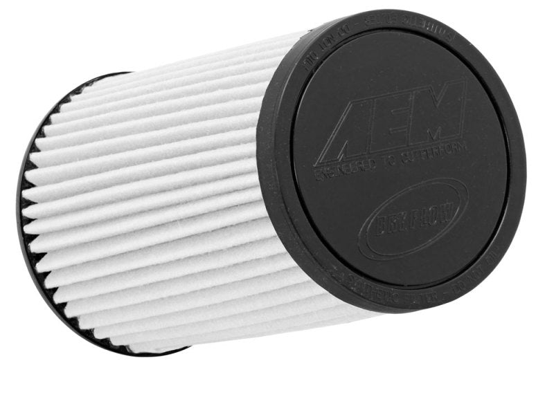 AEM Dryflow 3.5in. X 7in. Round Tapered Air Filter - Racecraft Industries