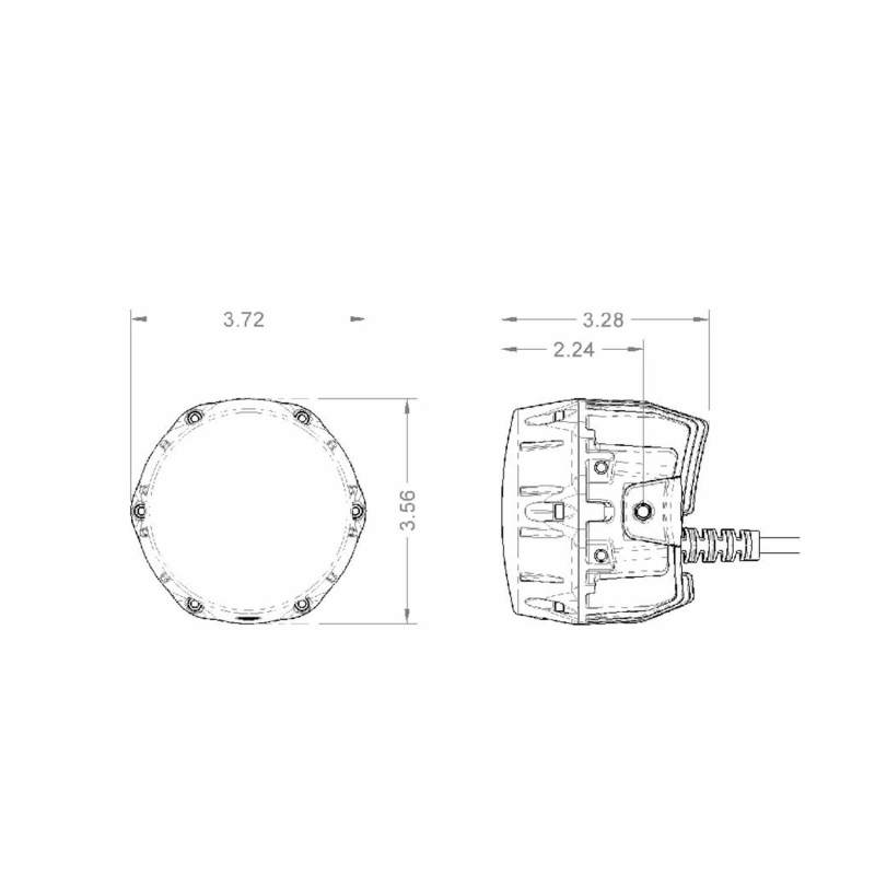 ARB NACHO Quatro Spot 4in. Offroad LED Light - Pair - Racecraft Industries
