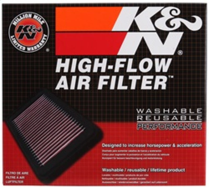 K&N Replacement Panel Air Filter for 2015 Ford Mustang 2.3L L4/3.7L V6/5.0L V8 - Racecraft Industries