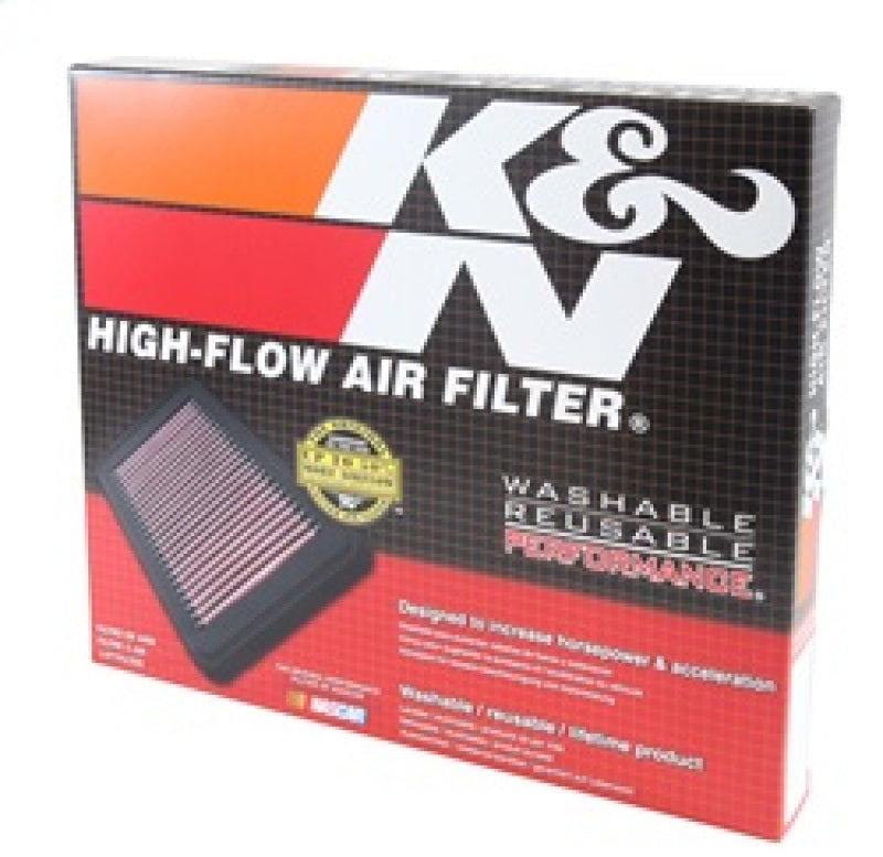 K&N Replacement Panel Air Filter 12.313in OS L x 10.313in OS W x 1.188in H for 13-14 Cadillac ATS - Racecraft Industries