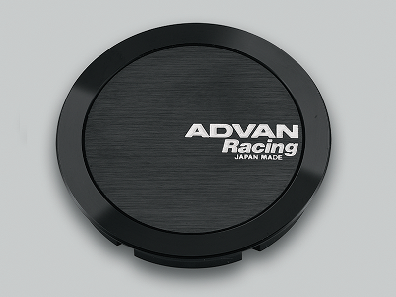 Advan Full Flat 63mm Centercap - Black - Racecraft Industries