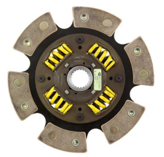 ACT 6 Pad Sprung Race Disc for LS Engine/Flywheel w/Nissan 350Z Trans/Input Shaft (S/O No Cancel) - Racecraft Industries