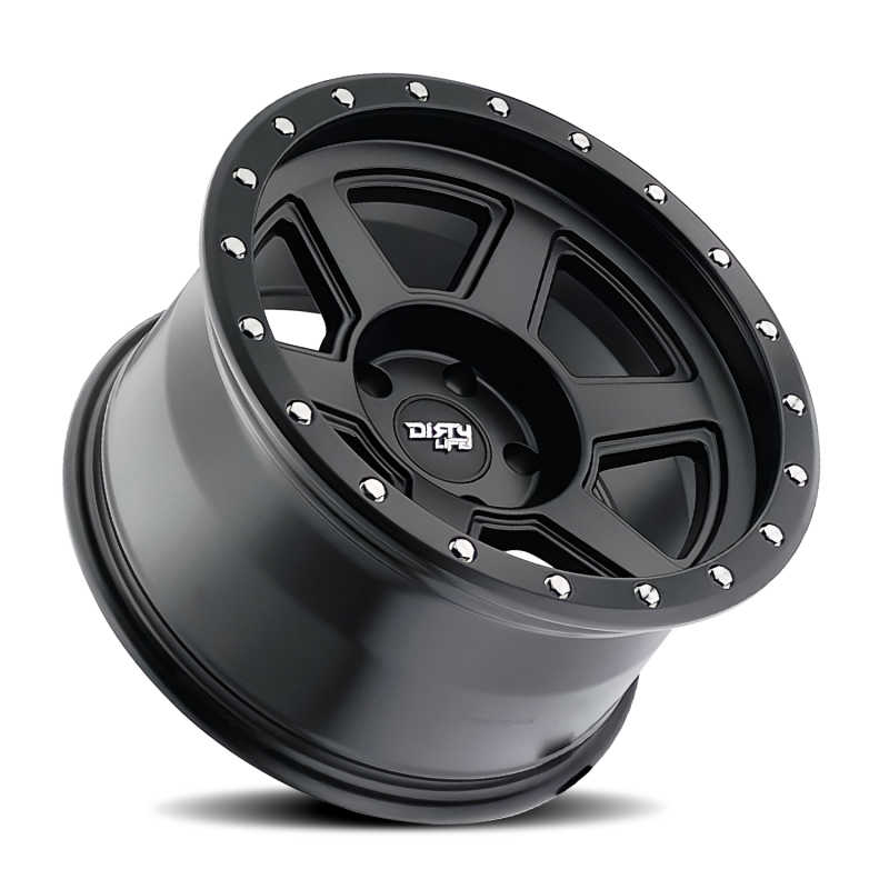 Dirty Life 9315 Compound 17x9 / 6x139.7 BP / -12mm Offset / 106mm Hub Matte Black Wheel - Racecraft Industries