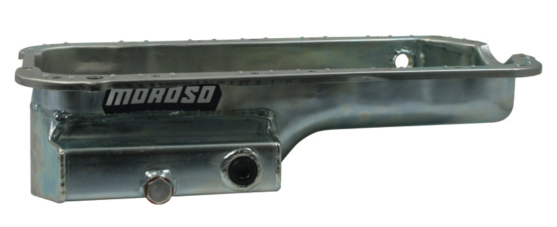 Moroso Honda 2.2/2.3L H Series Road Race Baffled Extra Capacity Steel Oil Pan - Racecraft Industries
