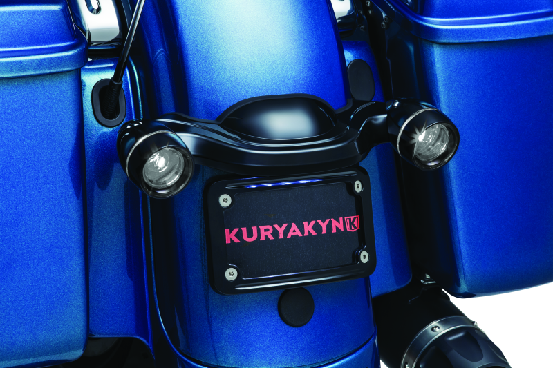 Kuryakyn Deep Dish Bezel For Bullet Turn Signals Smoke Lens Gloss Black - Racecraft Industries