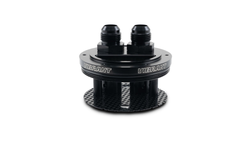 Vibrant 2-Port Catch Can Lid Assembly - Racecraft Industries