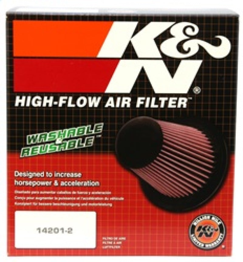 K&N Universal Tapered Filter 6in Flange ID x 7.5in Base OD x 5in Top OD x 5in Height - Racecraft Industries