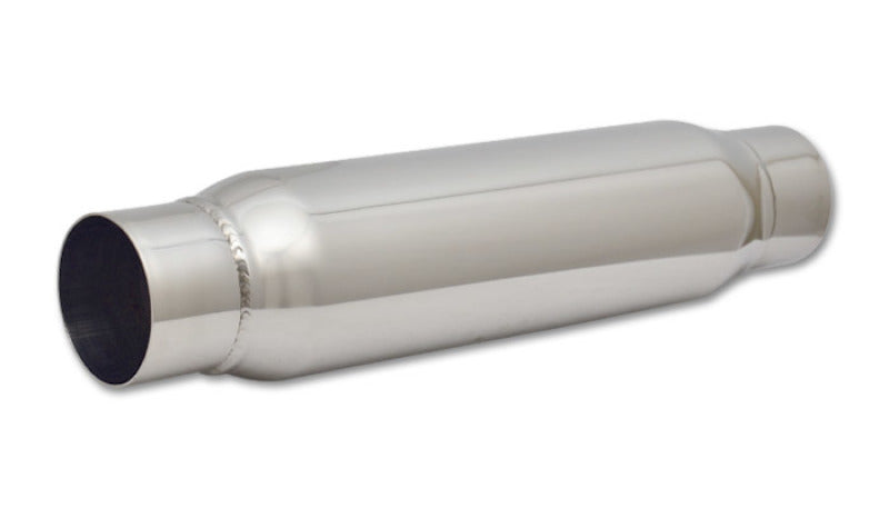 Vibrant SS Resonator (Standard Design) 3in Inlet/Outlet x 18in Long - Racecraft Industries