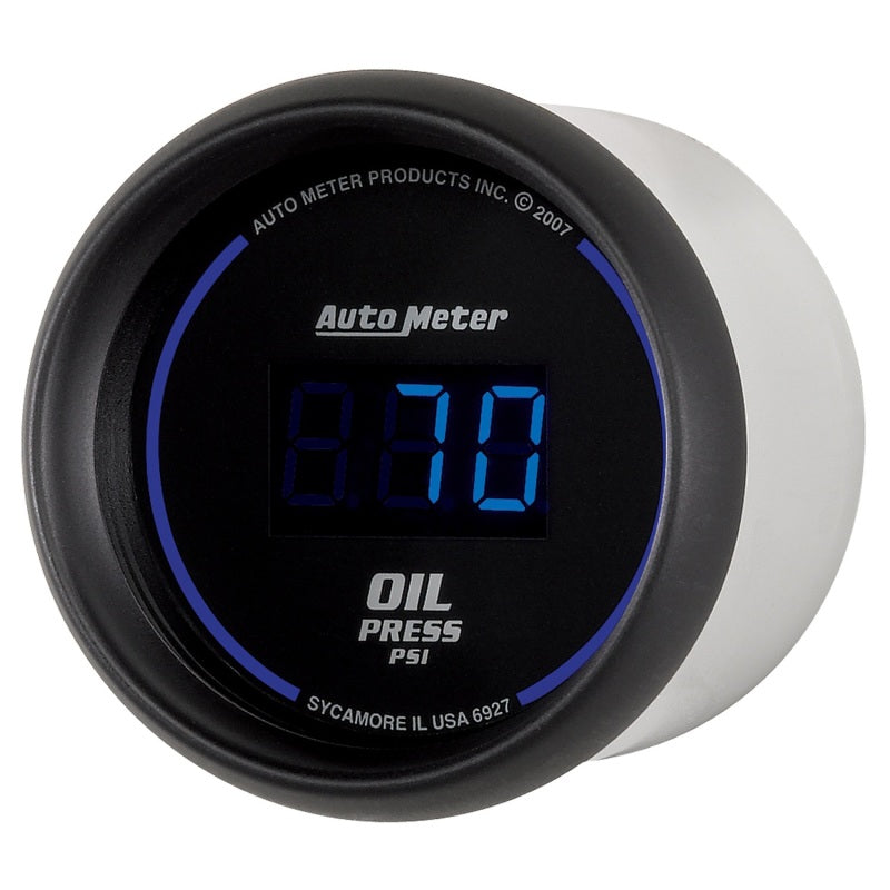 Autometer Cobalt Digital 52.4mm Black 0-100psi Oil Pressure Gauge - Racecraft Industries