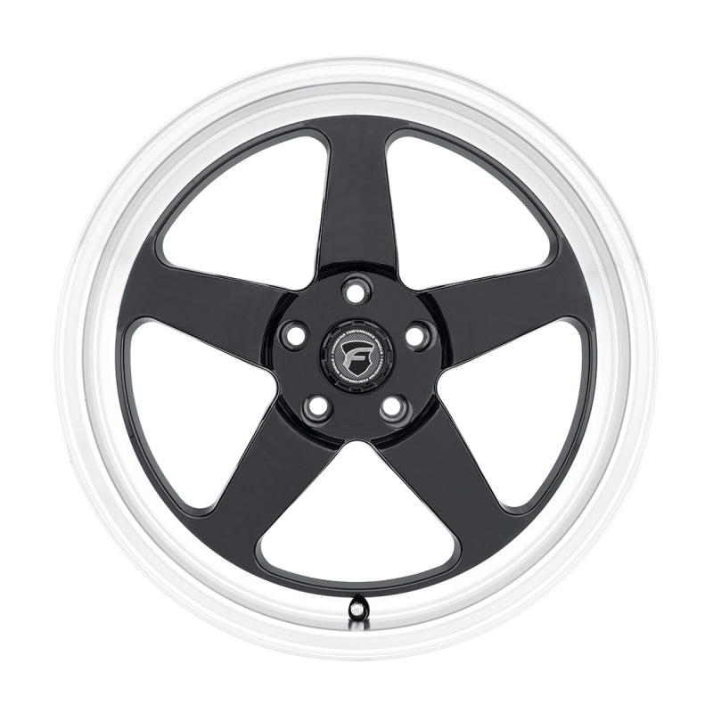 Forgestar D5 Drag 18x5.0 / 5x114.3 BP / ET-23 / 2.125in BS Gloss Black Wheel - Racecraft Industries