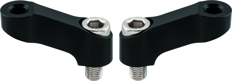 BikeMaster Yamaha Mirror Extension 10mm Pair - Black - Racecraft Industries