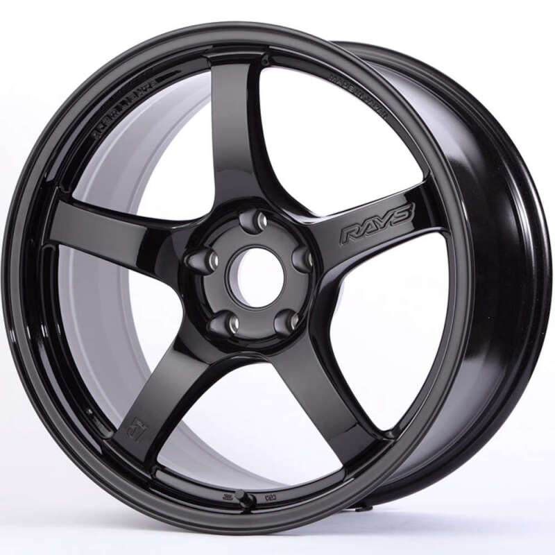Gram Lights 57CR 18x8.5 +37 5x114.3 Gloss Black Wheel - Racecraft Industries