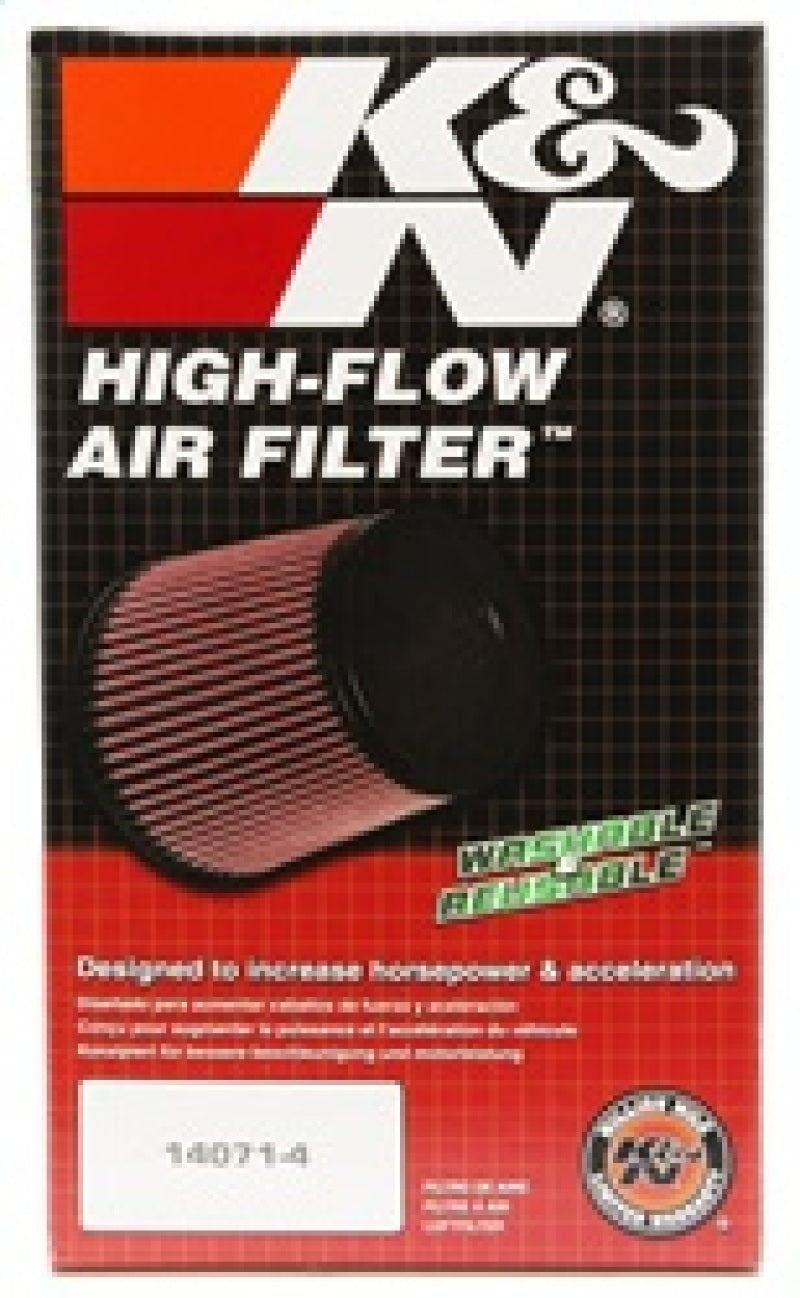 K&N Universal Rubber Filter 3inch FLG / 6inch OD-B / 4-5/8inch OD-T / 9inch L - Racecraft Industries