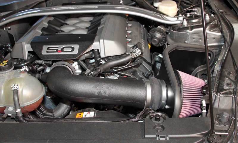 K&N 2015 Ford Mustang GT 5.0L V8 F/I Performance Intake Kit - Racecraft Industries