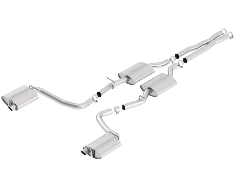Borla 15-16 Dodge Charger R/T 5.7L No Tip Use Factory Valence Single Split Rear Exit ATAK Exhaust - Racecraft Industries