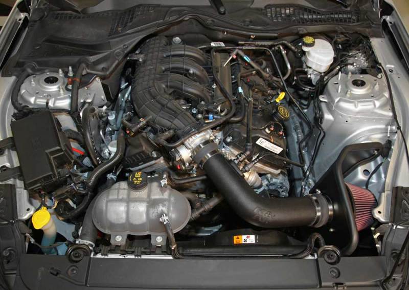 K&N 15-17 Ford Mustang 3.7L V6 F/I Performance Intake Kit - Racecraft Industries