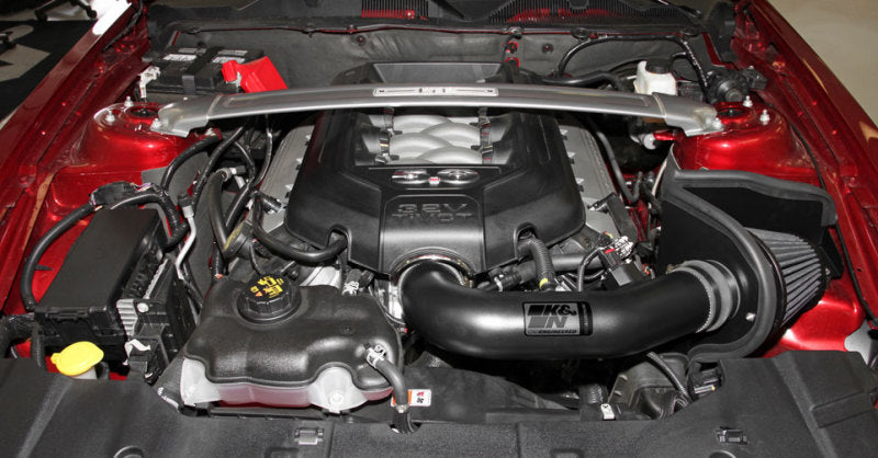 K&N 11-14 Ford Mustang GT 5.0L V8 Black Performance Intake Kit - Racecraft Industries