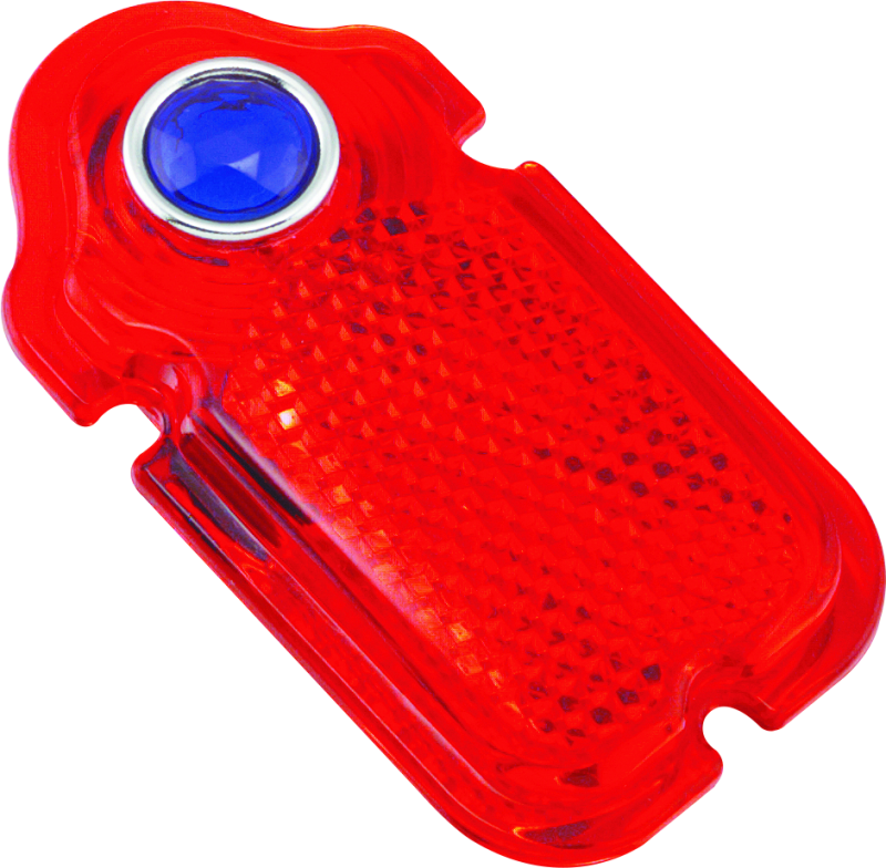 Bikers Choice Blue Dot Taillight Lens 47-54 Tombstone Replaces H-D 68090-47 - Racecraft Industries