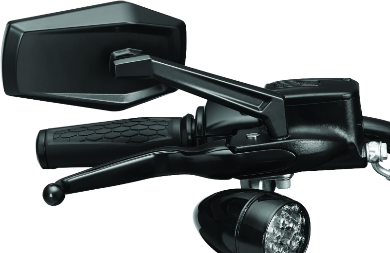 Kuryakyn Hex Mirrors Satin Black - Racecraft Industries