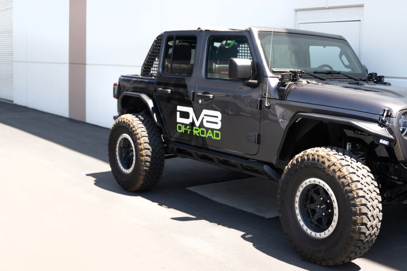 DV8 Offroad 18-23 Jeep Wrangler JL 4 Door FS-15 Series Rock Sliders - Racecraft Industries