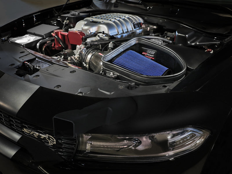 aFe Dodge Charger SRT Hellcat Redeye 21-23 V8-6.2L Track Series Stage-2 Carbon Fiber Intake Pro 5R - Racecraft Industries