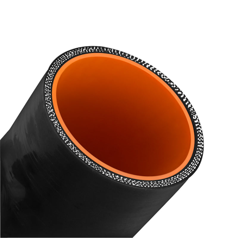 Mishimoto 3.0in Black Silicone Coupler w/ 1/8in NPT Bung - Racecraft Industries