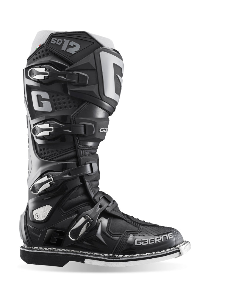 Gaerne SG12 Boot Black Size - 12 - Racecraft Industries