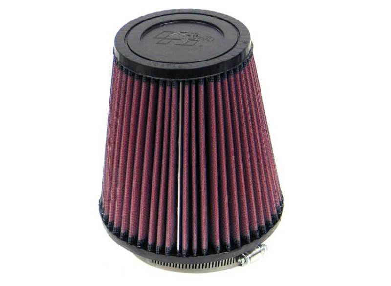 K&N Round Tapered Universal Air Filter 3.5in Flange ID / 5.75in Base OD / 3.75in Top OD / 6in H - Racecraft Industries