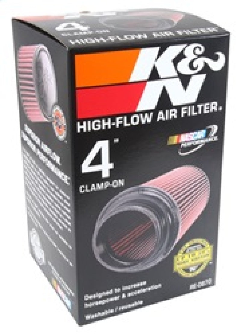 K&N Universal Rubber Filter 4inch FLG / 6inch OD-B / 4-5/8inch OD-T / 9inch H - Racecraft Industries