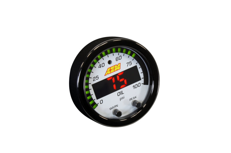 AEM X-Series Pressure 0-100psi Gauge Kit - Racecraft Industries