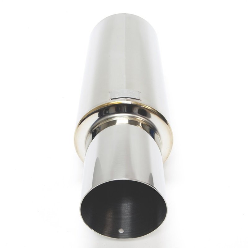 BLOX Racing 60.5mm Street Muffler - Straight Tip - Racecraft Industries