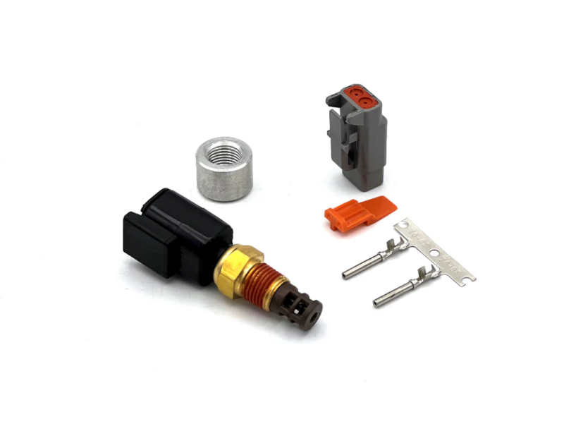 AEM Universal 1/8in NPT Air Intake Temp Sensor Kit w/ Deutsch Style Connector - Racecraft Industries