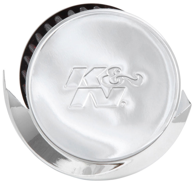 K&N 1in Flange L x 3in OD x 2.5in Height Clamp On Crankcase Vent Filter - Racecraft Industries