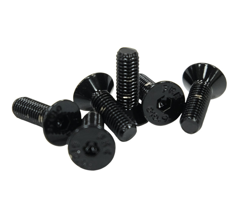 NRG Steering Wheel Screw Upgrade Kit (Conical) - Black - Racecraft Industries