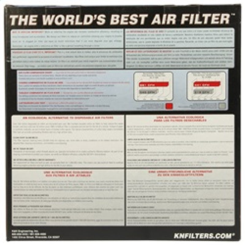 K&N Universal Tapered Filter 6in Flange ID x 7.5in Base OD x 5in Top OD x 5in Height - Racecraft Industries