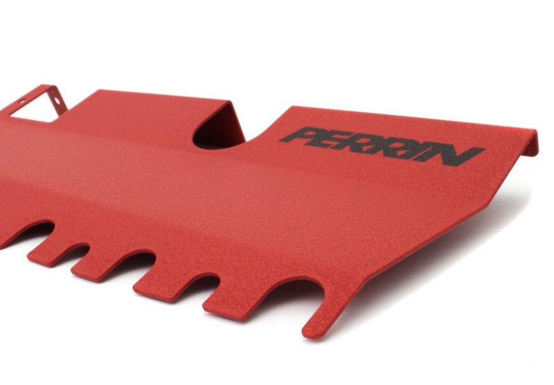 Perrin 15-21 WRX/STI Radiator Shroud (With OEM Intake Scoop) - Red - Racecraft Industries