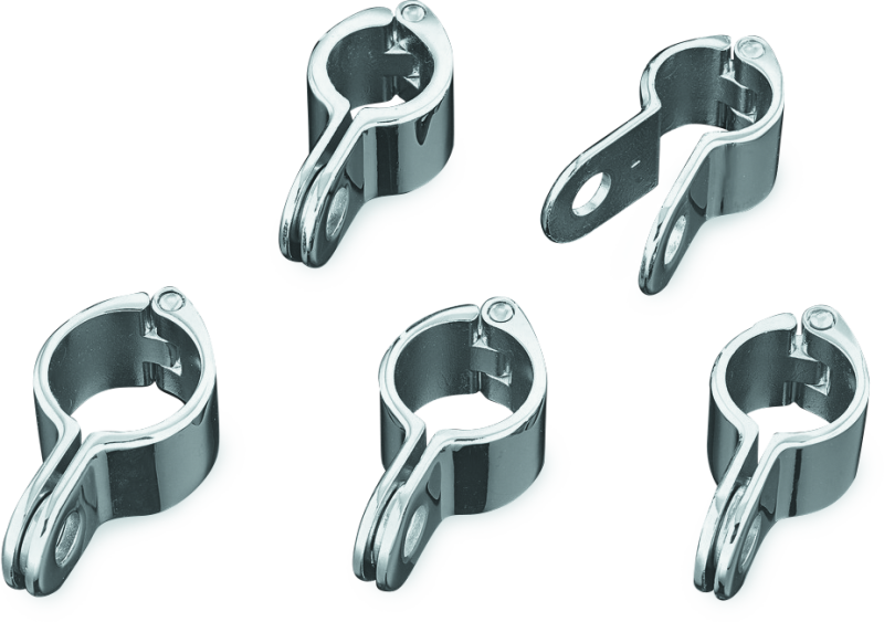 Kuryakyn 1inch Magnum Quick Clamp Chrome (Each) - Racecraft Industries