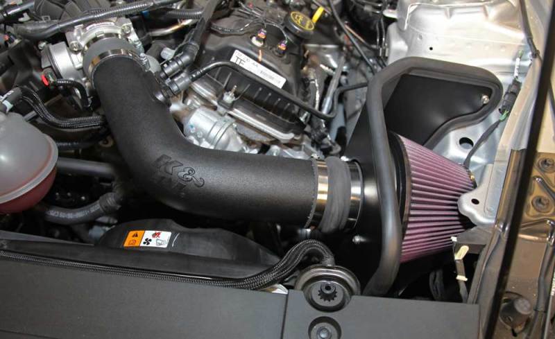K&N 15-17 Ford Mustang 3.7L V6 F/I Performance Intake Kit - Racecraft Industries