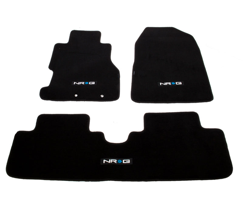 NRG Floor Mats - 02-03 Honda Civic Si 3DR Coupe (NRG Logo) - 3pc. - Racecraft Industries