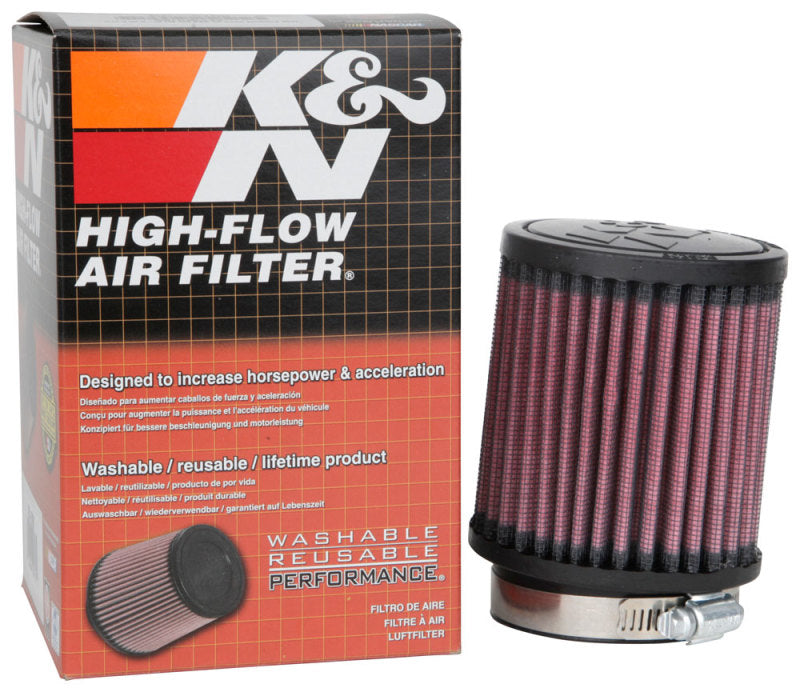 K&N Universal Rubber Filter 2.5 inch 5 Degree FLG 3.5 inch OD 4 inch Height - Racecraft Industries