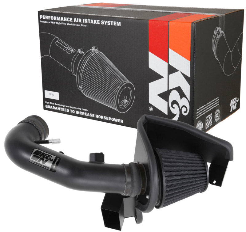 K&N 11-14 Ford Mustang GT 5.0L V8 Black Performance Intake Kit - Racecraft Industries