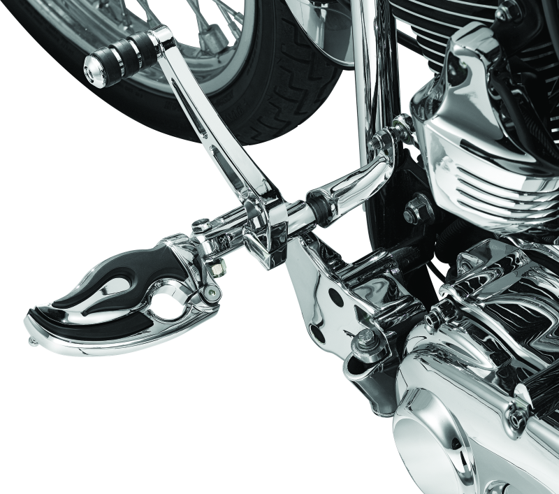 Kuryakyn Flamin Switchblade With Male Mount Adapter Chrome - Racecraft Industries