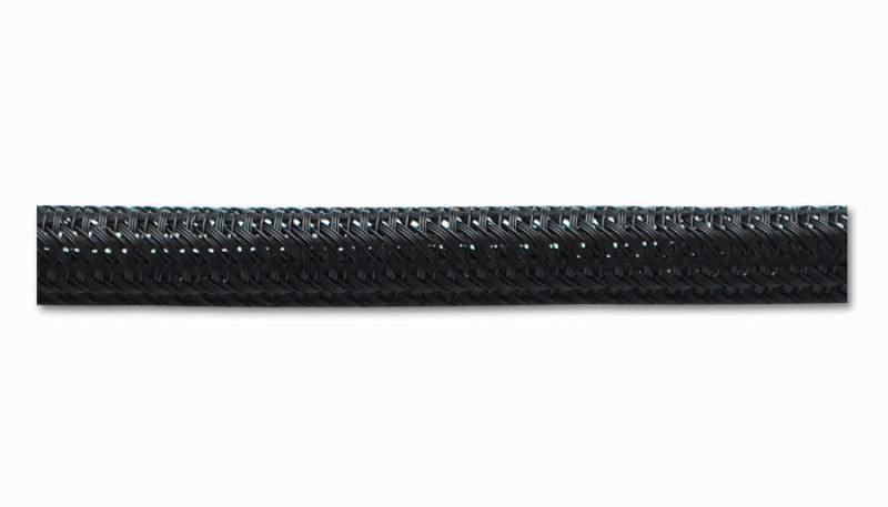 Vibrant 1/2in O.D. Flexible Split Sleeving (10 foot length) Black - Racecraft Industries