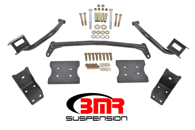 BMR 79-04 Fox Mustang Torque Box Reinforcement Plate Kit(TBR005H And TBR003H) - Black Hammertone - Racecraft Industries