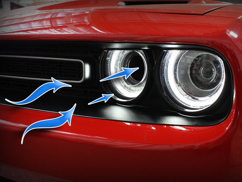 aFe Momentum GT Dynamic Air Scoop Dodge Challenger 15-20 - Red - Racecraft Industries