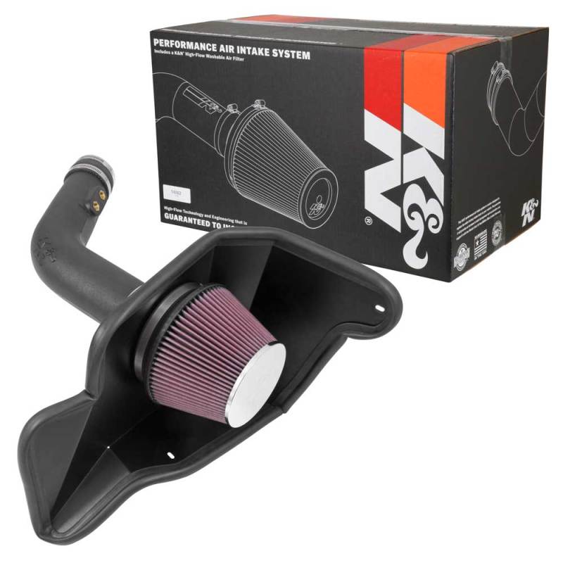 K&N 15-17 Ford Mustang 3.7L V6 F/I Performance Intake Kit - Racecraft Industries