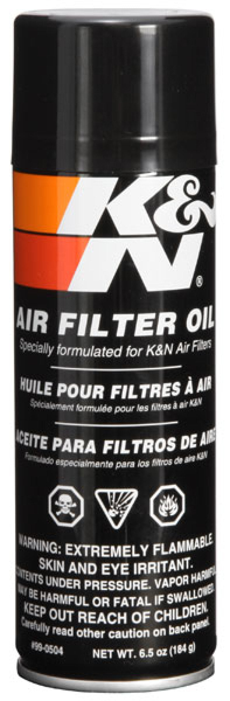 K&N 6.5 OZ Aerosol Spray Air Filter Oil - Racecraft Industries