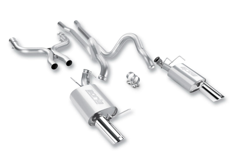 Borla 2011-2012 Mustang GT 5.0L 8cyl 6spd RWD Agressive ATAK Catback Exhaust - Racecraft Industries